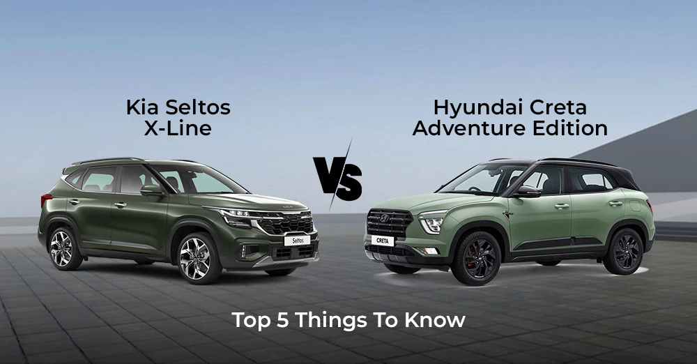 Hyundai Creta Adventure Edition Vs. Kia Seltos X-Line: Top 5 Things To Know