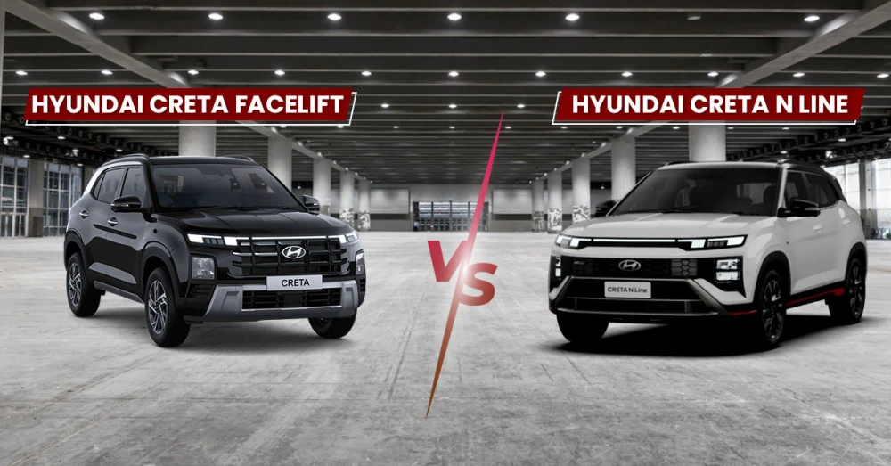 Hyundai Creta Facelift vs Creta N-Line: Key Differences