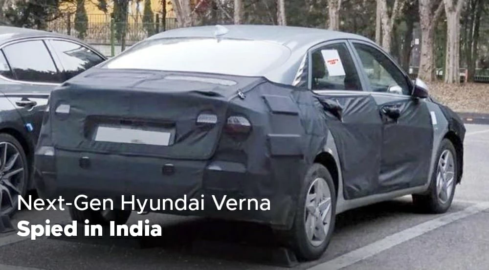 Next-Gen Hyundai Verna Spied in India