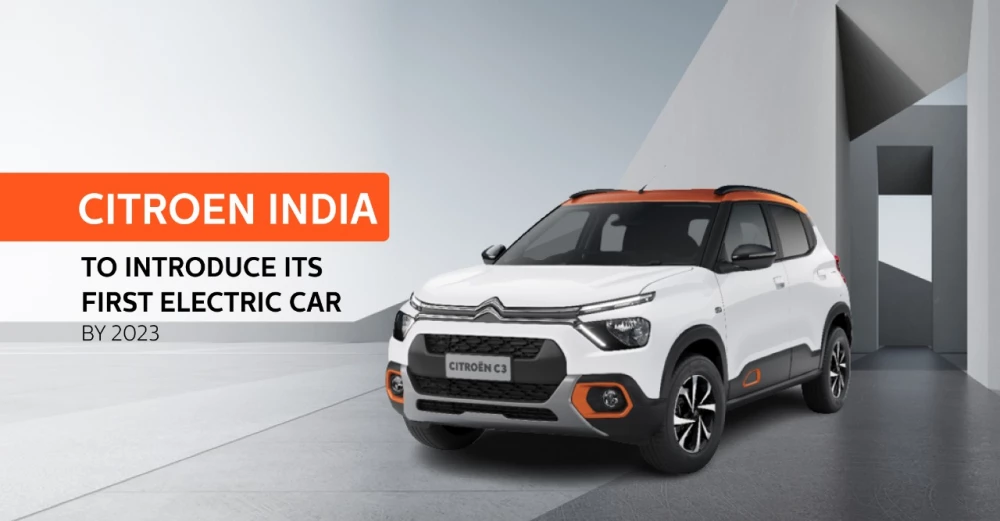 Citroen India to Introduce its First Electric Car by 2023
