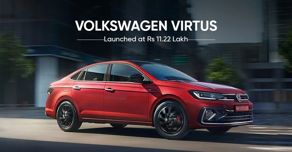 Volkswagen Virtus Launched at Rs 11.22 Lakh