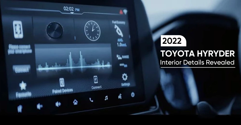 2022 Toyota Hyryder Interior Details Revealed