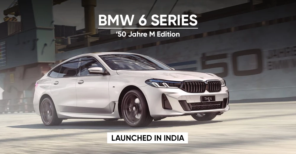BMW 6 Series 50 Jahre M Edition Launched at Rs 72.90 Lakh in India