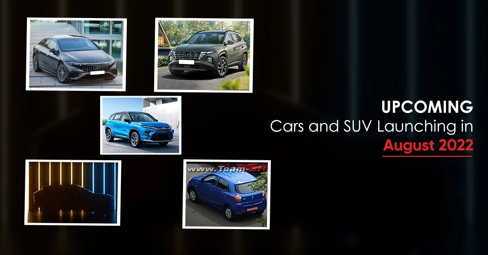 Upcoming Cars and SUV Launching in August 2022