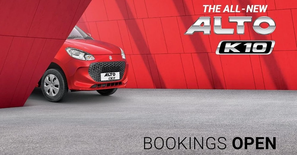 2022 Maruti Suzuki Alto K10 Bookings Open in India