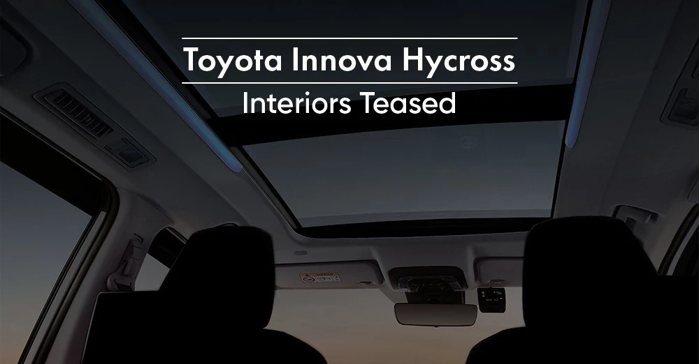 Toyota Innova Hycross Interiors Teased