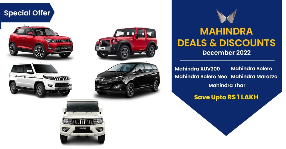 Mahindra Cars Discount Offers December 2022