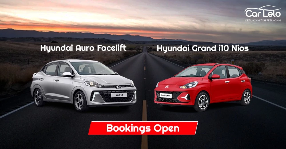 Hyundai Grand i10 NIOS and Aura Facelift Bookings Open in India