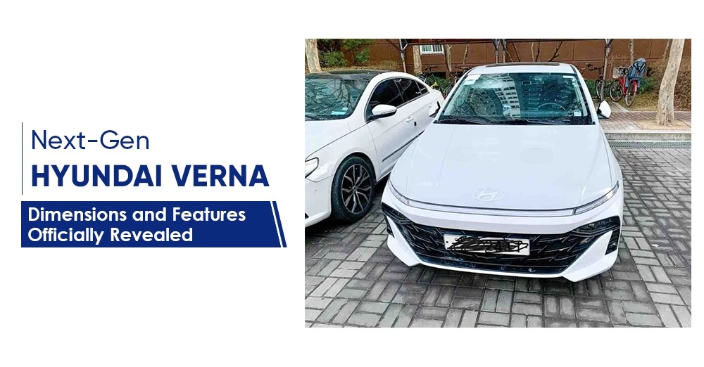 Next-Gen Hyundai Verna Dimensions and Features Officially Revealed