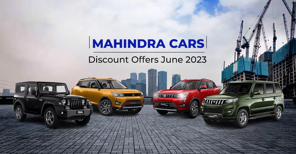 Mahindra Cars Discount Offer June 2023