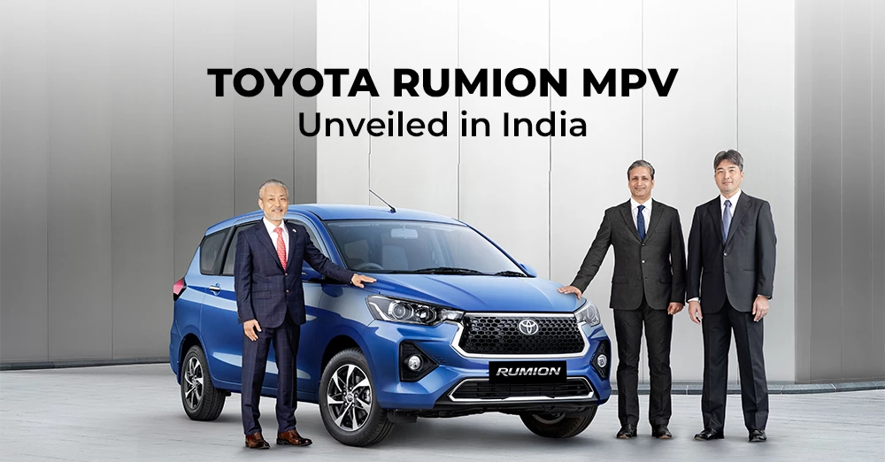Toyota Rumion MPV Unveiled in India