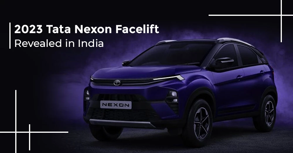 2023 Tata Nexon Facelift Revealed in India