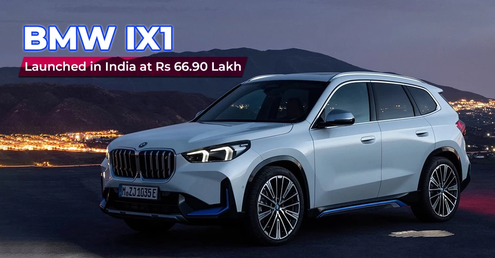 BMW iX1 Launched in India at Rs 66.90 Lakh