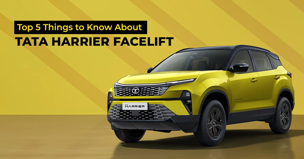 Tata Harrier Facelift - Top 5 Things To Know