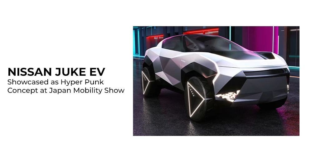 Nissan Juke EV Showcased as Hyper Punk Concept at Japan Mobility Show