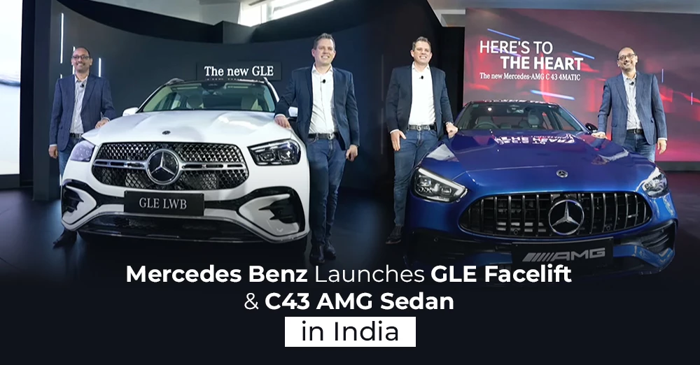Mercedes Benz GLE Facelift and C43 AMG Sedan Launched in India