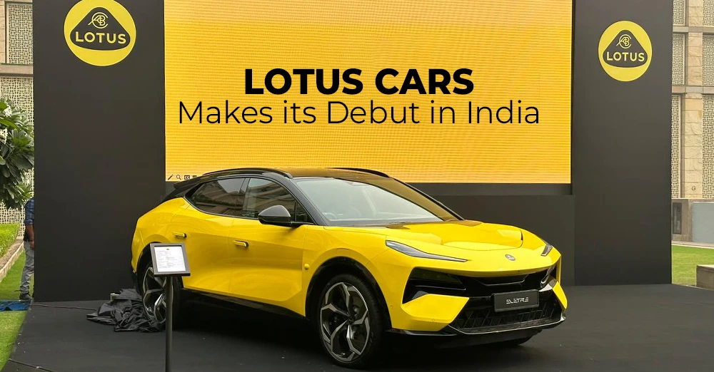 Lotus Cars Makes its Debut in India