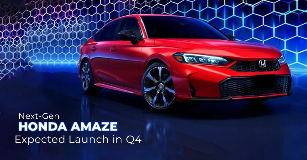 Next-Gen Honda Amaze Expected Launch in Q4