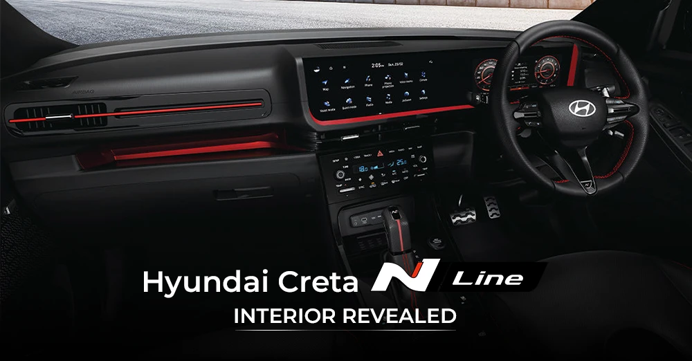 Hyundai Creta N-Line Interior Officially Revealed