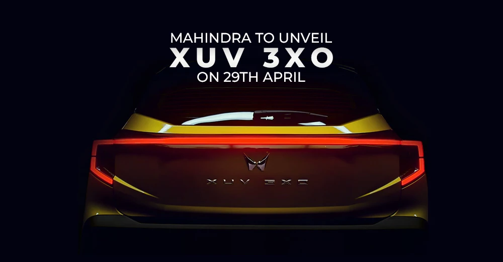 Mahindra to Unveil XUV 3XO on 29th April