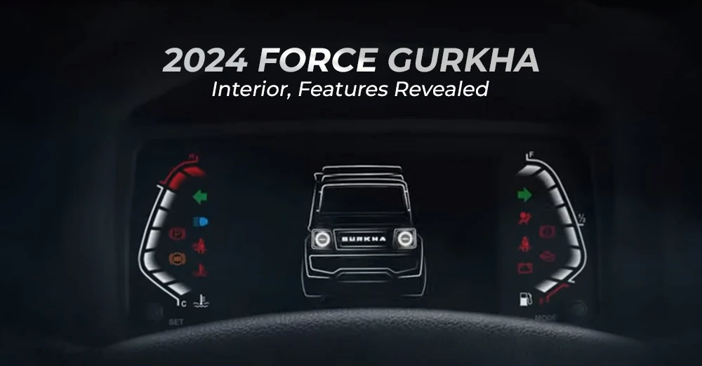 2024 Force Gurkha Interior, Features Revealed