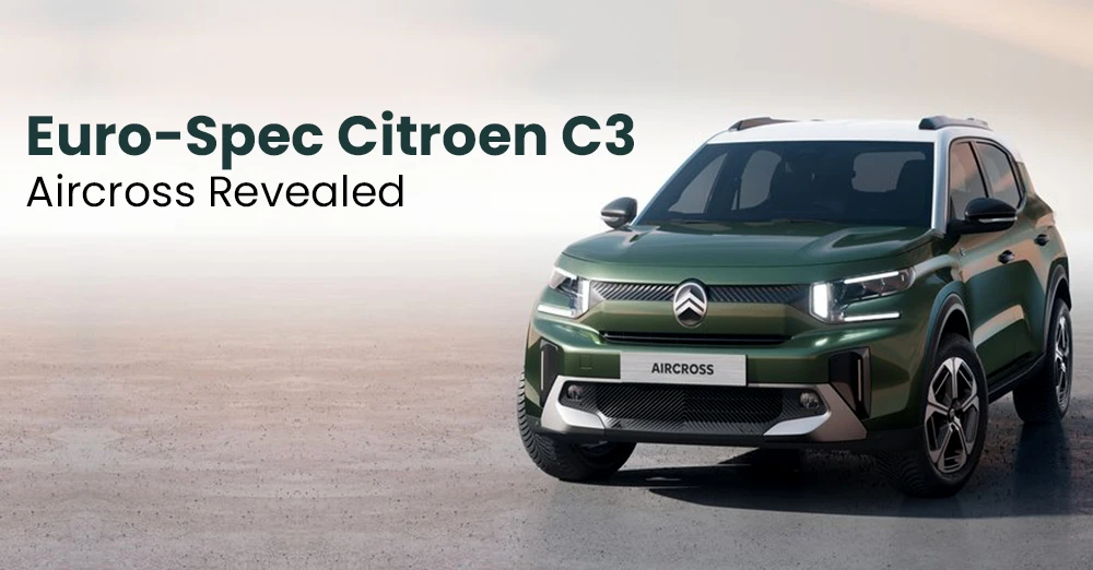 Citroen C3 Aircross For Europe With Petrol, EV Powertrains