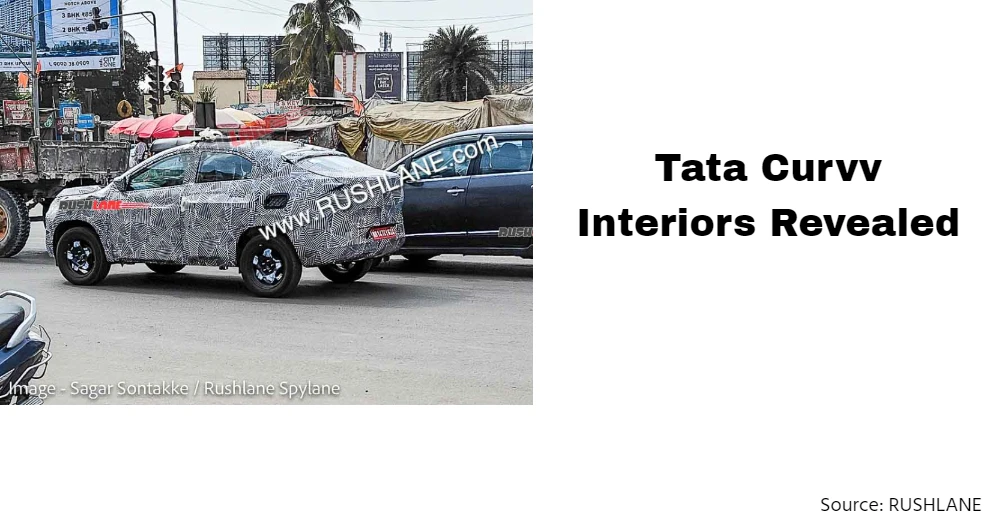 Tata Curvv Interiors Revealed - Spied