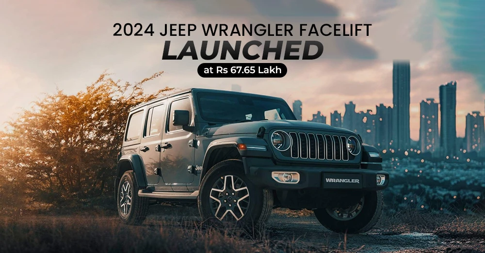 2024 Jeep Wrangler Facelift Launched at Rs 67.65 Lakh