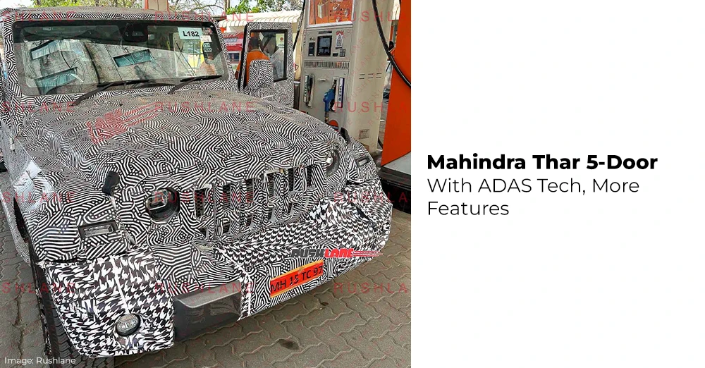 Mahindra Thar 5-Door With ADAS Tech, More Features