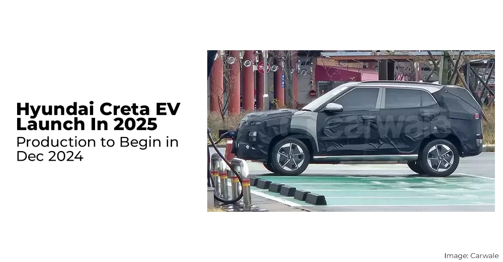 Hyundai Creta EV Launch In 2025; Production to Begin in Dec 2024