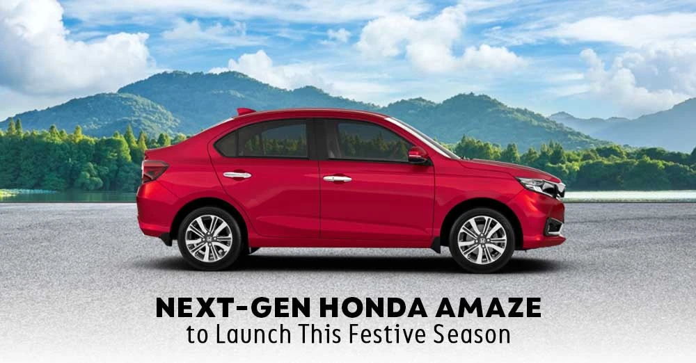 Next-Gen Honda Amaze to Launch This Festive Season