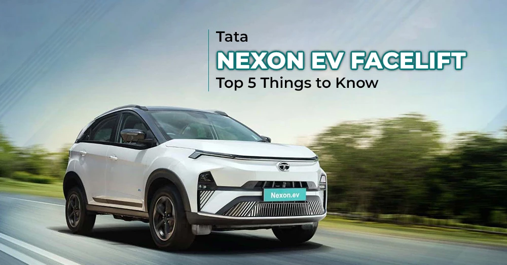Tata Nexon.ev Facelift - Top 5 Things to Know