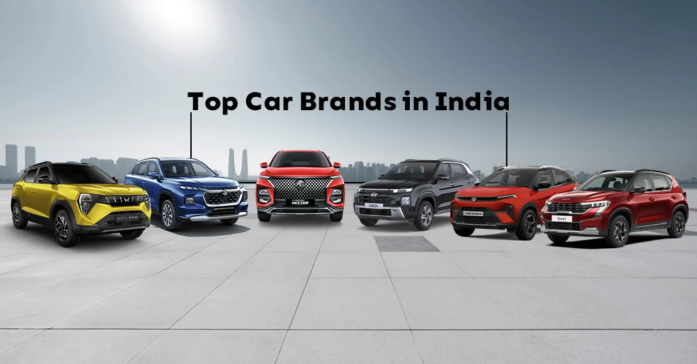 Top 11 Car Brands in India, Top Car Companies in 2024
