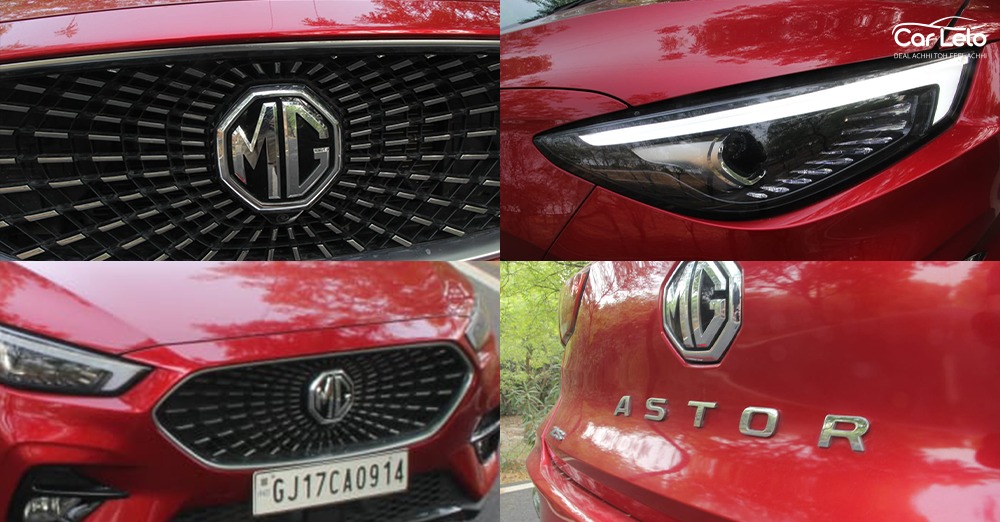 MG Astor Exterior Looks and Design: