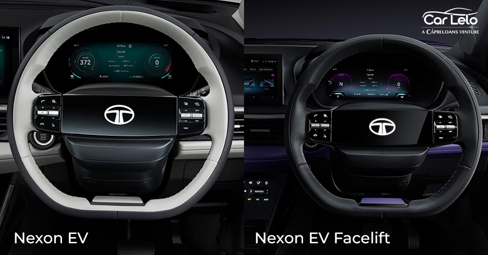 Tata Nexon Facelift vs Nexon Facelift Interior