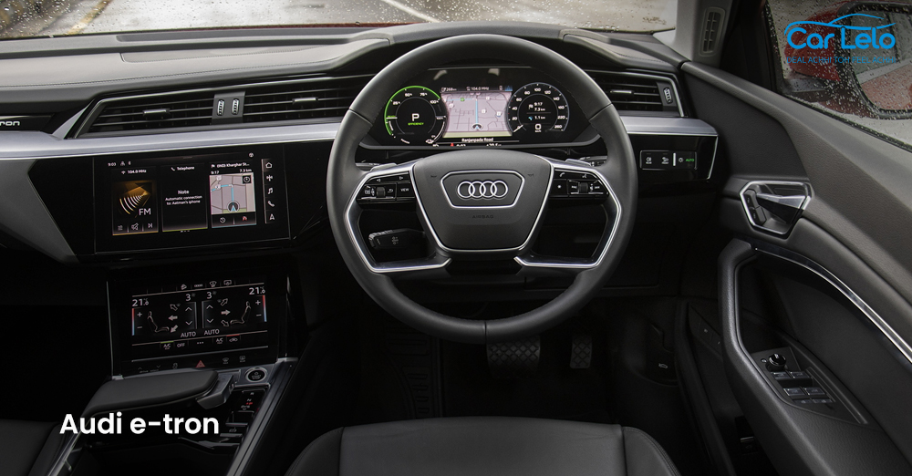 Audi e tron interior