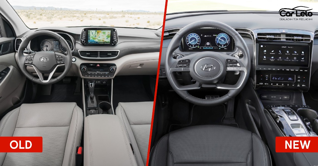 Hyundai Tucson Old VS New: Interior Layout and Features